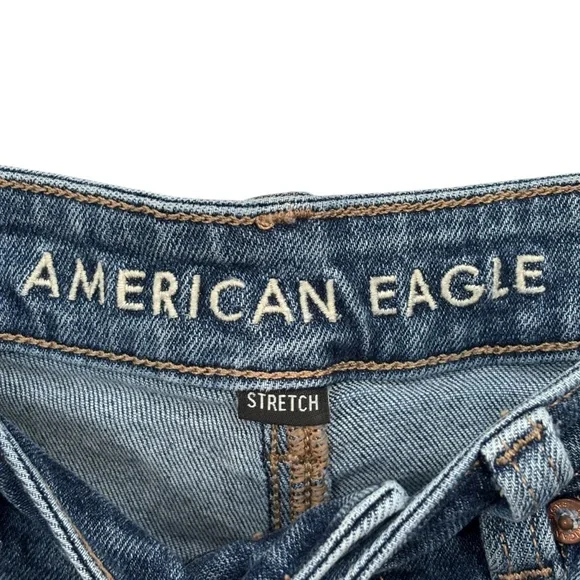 American Eagle Blue Jeans Stretch Denim Size 6 Long Women's - Picture 5 of 11
